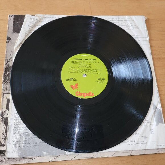 JETHRO TULL Minstrel In The Galley LP Vinyl Record 1975 Chrysalis CHR 1082 LP1 - Picture 6 of 7